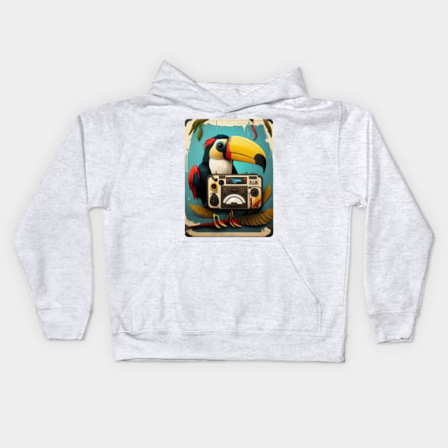 Live the music Kids Hoodie by ToucanVooDoo